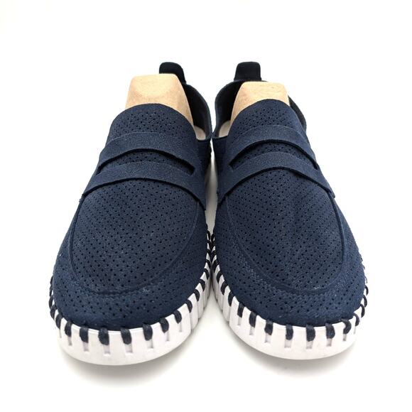 Ilse Jacobsen Tulip Slip-On Causal Shoes Round Toe Women's Blue Size US10 EU40 - Picture 2 of 11